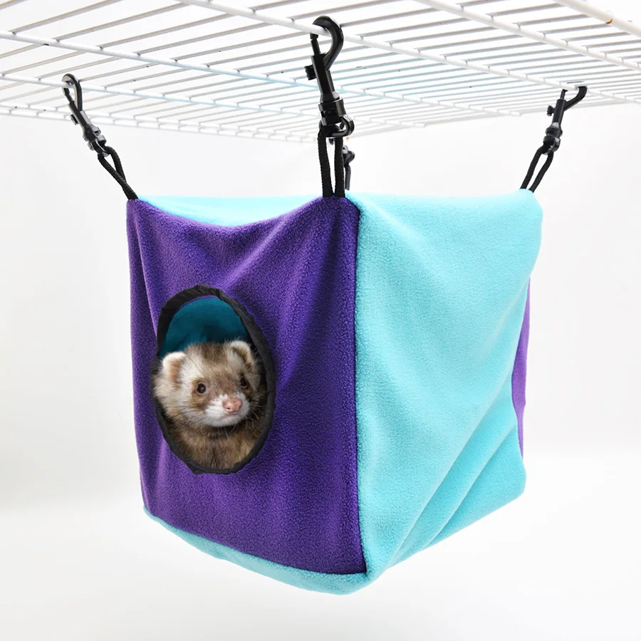 

Hamster House Ferret Flower Branch Mouse Squirrel Sugar Glider Guinea Pig Hiding House Parrot Warm Cotton Nest Small Animal Cage