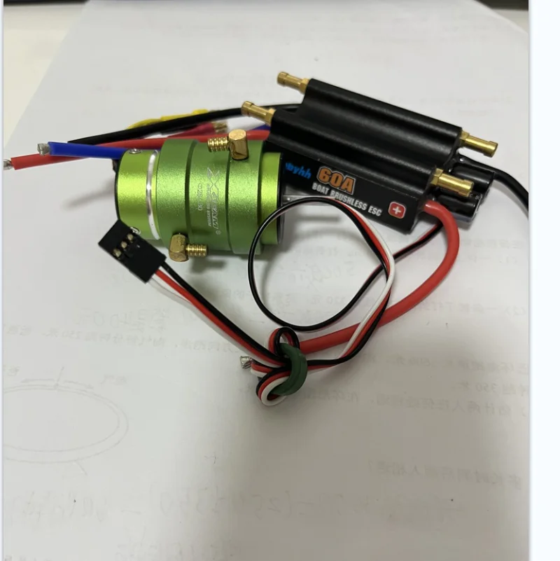 Hobbyhh 60A łódź ESC 2845 3800kv 2850 35000 płaszcza KVwater bezszczotkowy silnik nadaje się do łodzi zalecany akumulator 3-4s