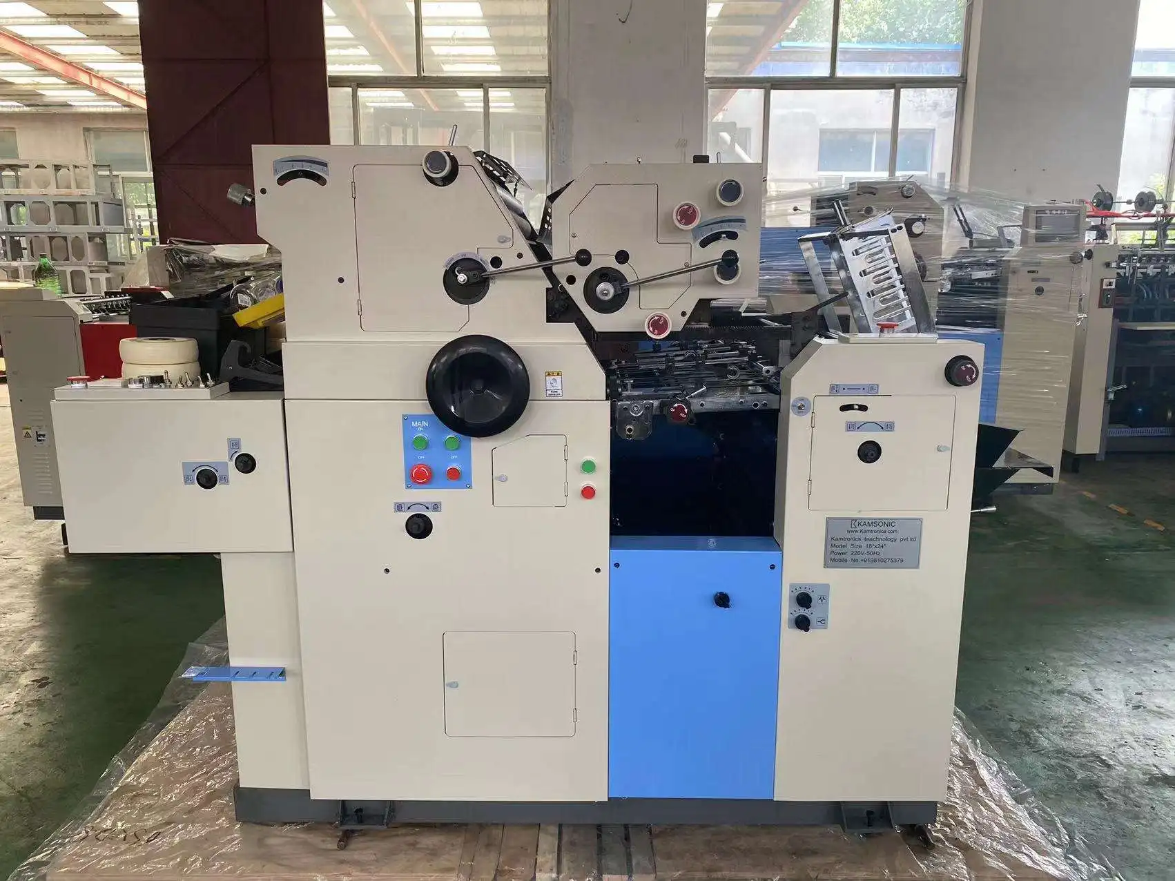 Preço da impressora offset máquina de impressão de 2 cores multicolorida