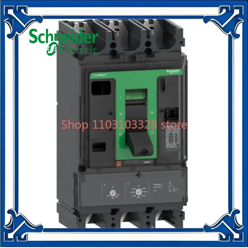 

Original NSX fixed complete plastic case circuit breaker, 3P Frame current 400A, C40F3TM400 C40N3TM400 C40H3TM400 C40S3TM400