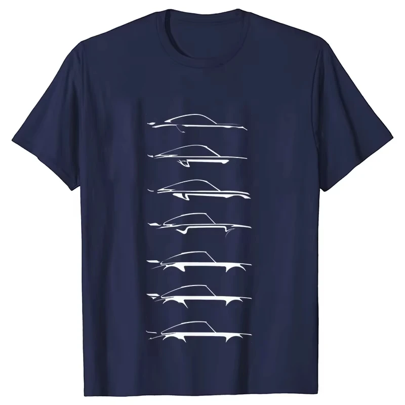 Men's T-shirt Auto Racing Car Design Tshirt Summer Classic Casual Fashion Sports Fitness O Neck Short Sleeve Comfortable Tees