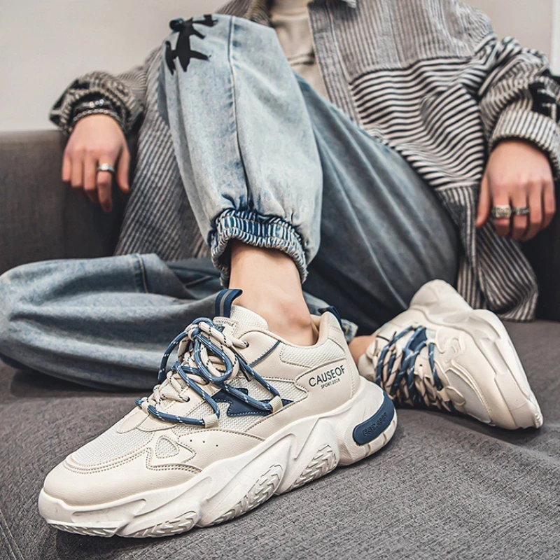 

Летние мужские кроссовки, универсальные модные туфли на платформе, увеличивающие рост, удобная мягкая подошва, кроссовки для фитнеса, Tenis Hombre