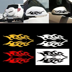DIY Flame Vinyl Decal Sticker Waterproof For Car Motorcycle Gas Tank Waterproof Motorcycle Flame Sticker Kit Decals Universal