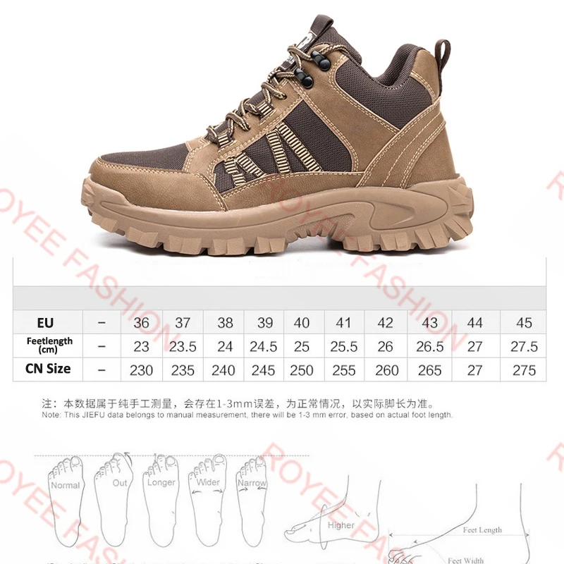 Lightweight steel toe shoes Safety Boots for Men steel toe sneakers for women Protective Steel Toes Shoe 46 zapatos mujer