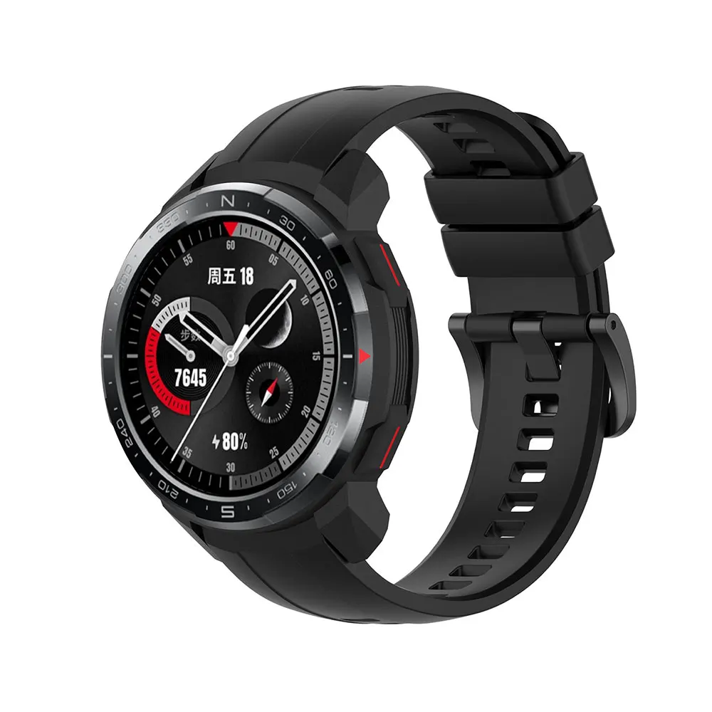 Cinturino da polso sportivo in Silicone da 22mm per Huawei Honor GS Pro Smart Watch bracciale in TPU morbido per Honor Watch GS Pro Bands Correa