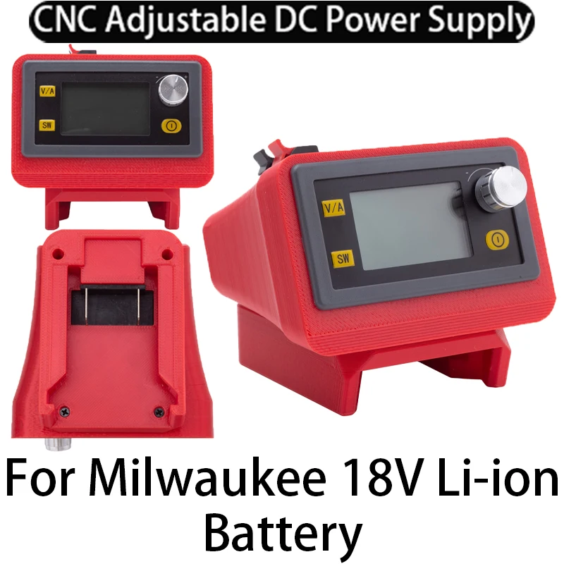 Fonte de Alimentação Regulada dc Ajustável Cnc para Milwaukee 18v Adaptador de Bateria de Íon-lítio Fonte de Alimentação Controlável Buck-boost