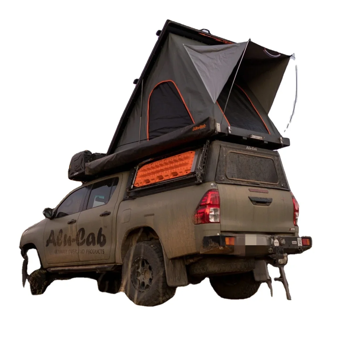 Outdoor Camping Hiking SUV Aluminum Rooftop Tent Car Hard shell Roof Top Car Tent for 3-4 People