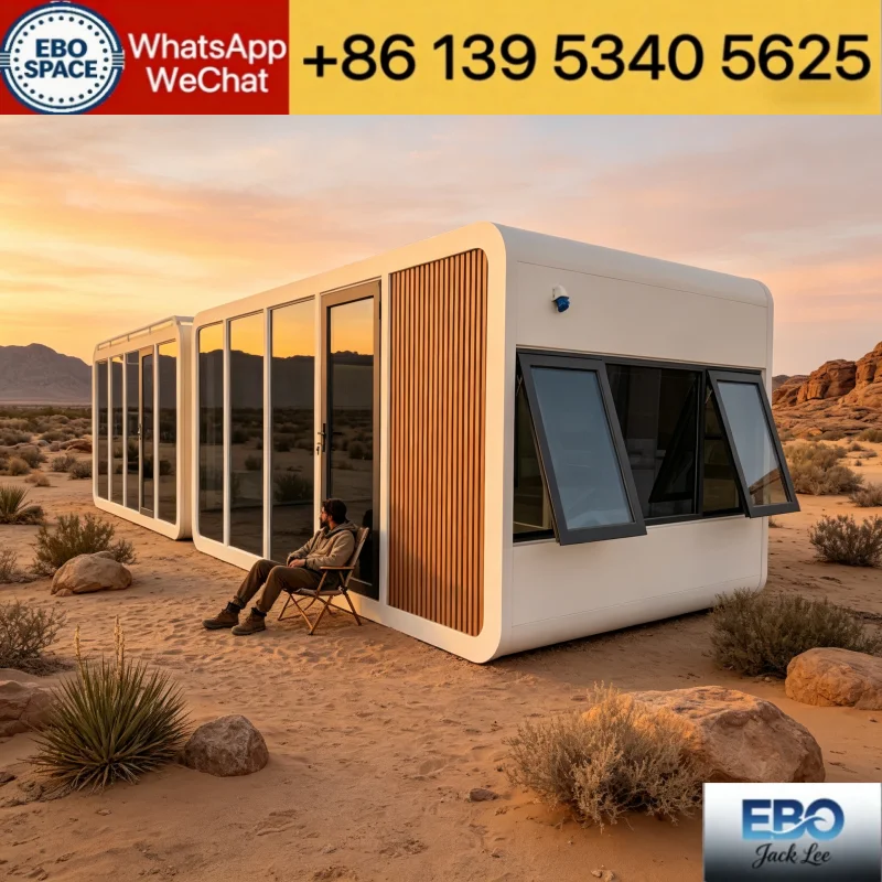 European Standard Expandable Prefab House 20ft Expand Out Container Home Insulated All Season Living