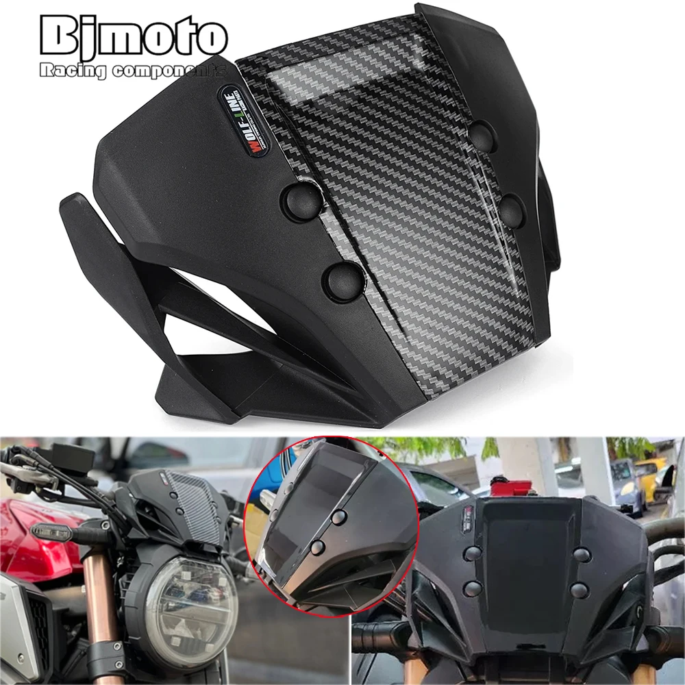 

2024 2023 2022 Front Windshield Windscreen For HONDA CB650R CB6 50R 2020 2021 2022 2023 Wind Deflector Protector Visor Screen