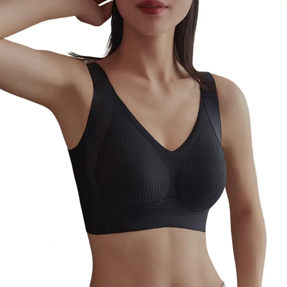 Summer Women's Seamless Supportive Bra Wireless Push Up Comfort Bra Soft No Underwire Full Coverage T-Shirt Bra