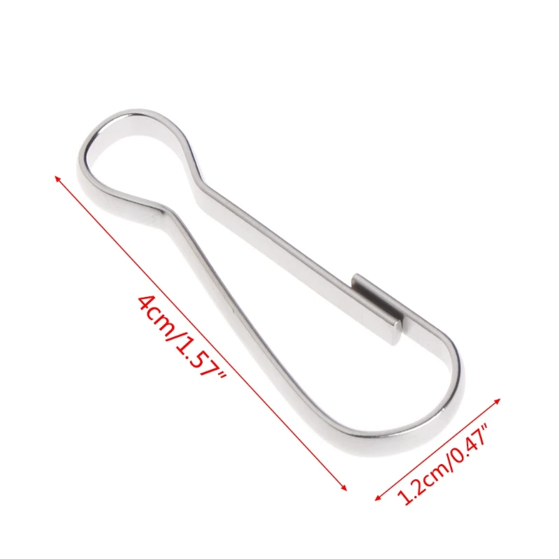 10 Pieces Bird Toy Hooks Stainless Steel Parrot Parts Anti-Rust Connector for Hanging Swing Nest Fruit Feeder