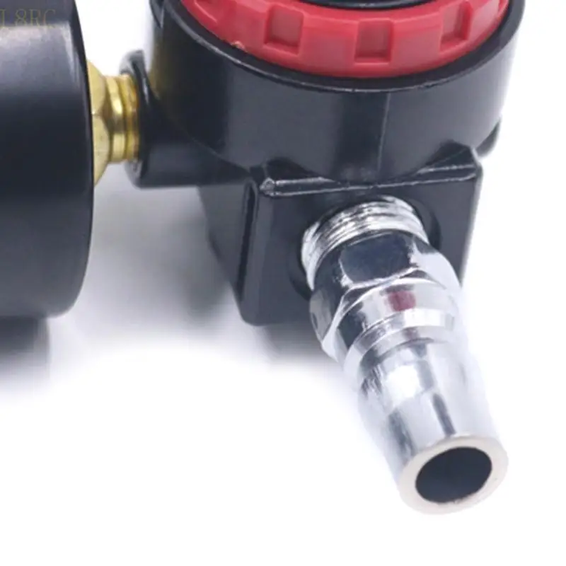 

L8RC Air Pressure Regulator with Pressure Gauge Pneumatic Tool Accessory for Air