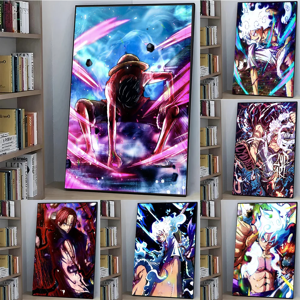 Anime Luffy 5 O-ONE PIECE Poster Paper Print Home Living Room Bedroom Entrance Bar Cafe Art Painting Decoration