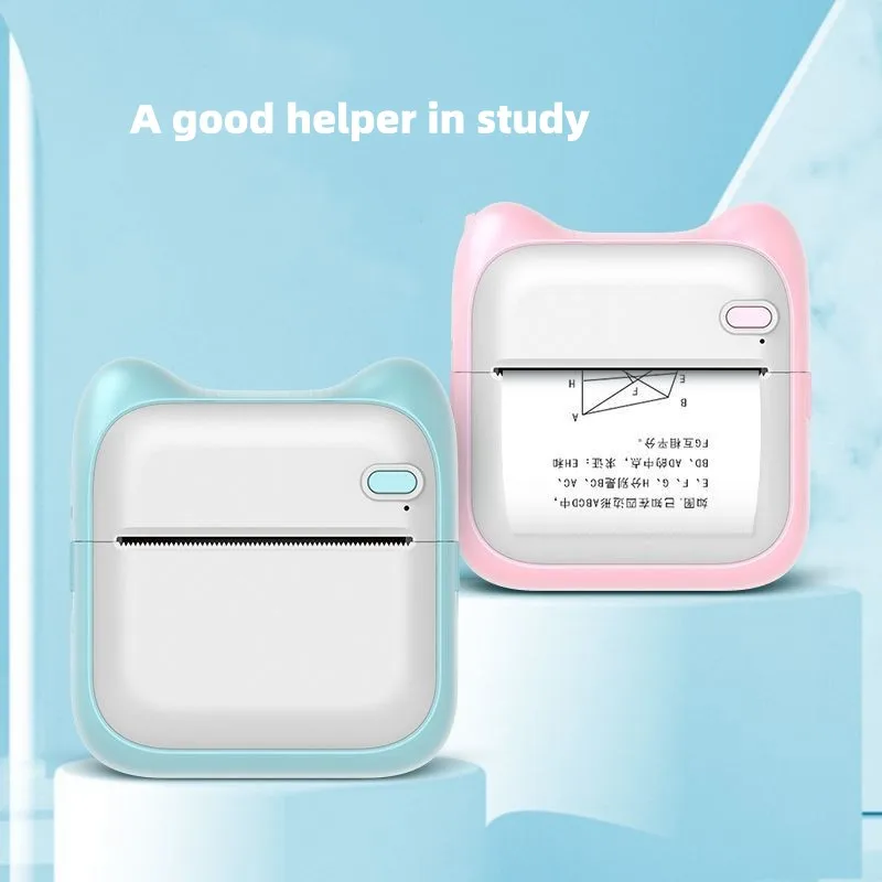 Mini Printer Thermal Portable Label Printers Stickers Bluetooth Inkless Impressora Portatil For Mobile Phone 57mm Sticker Paper