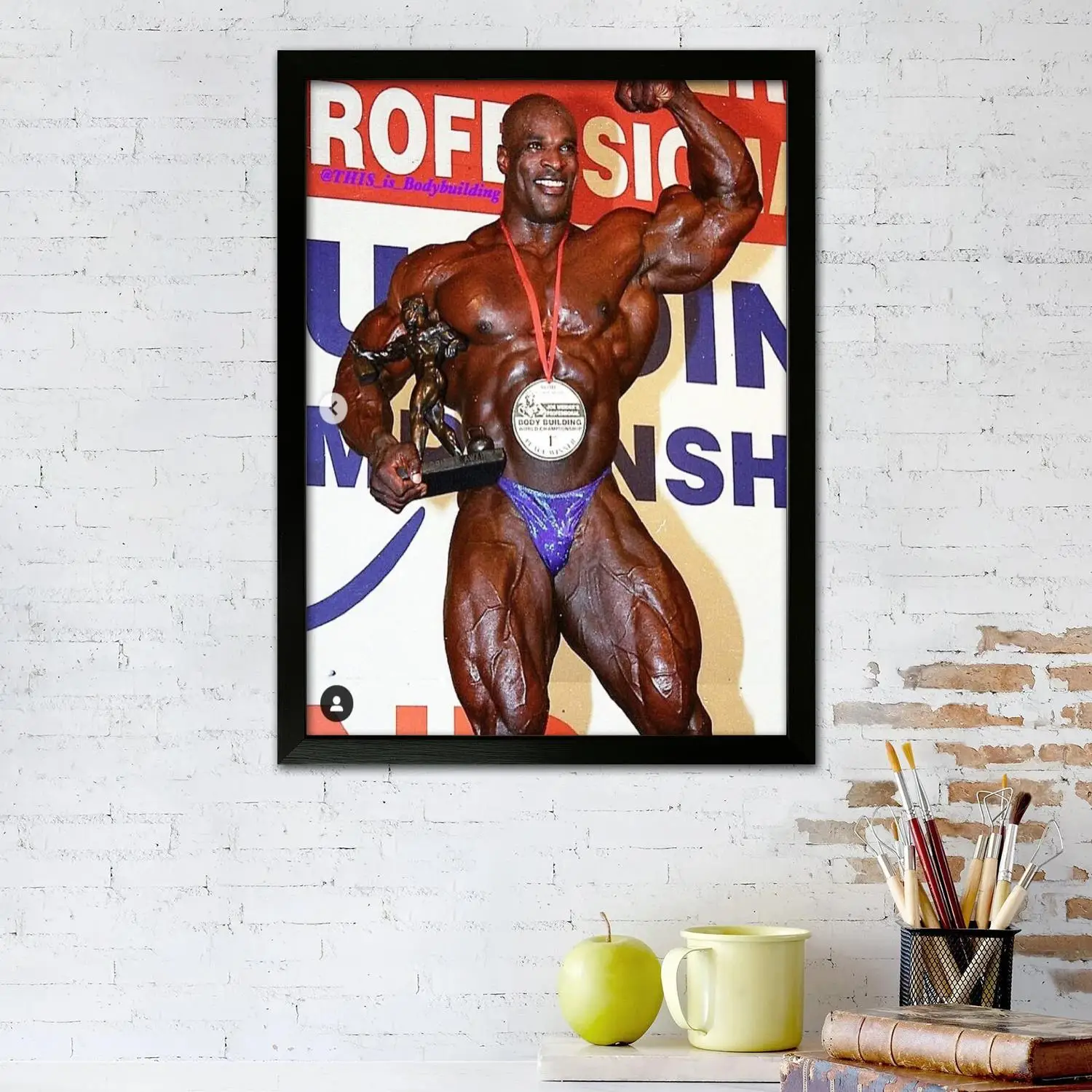 ronnie coleman Canvas Art Poster, Wall Art, Picture Print, Modern Family, Bedroom Decor, Posters,Decorative painting