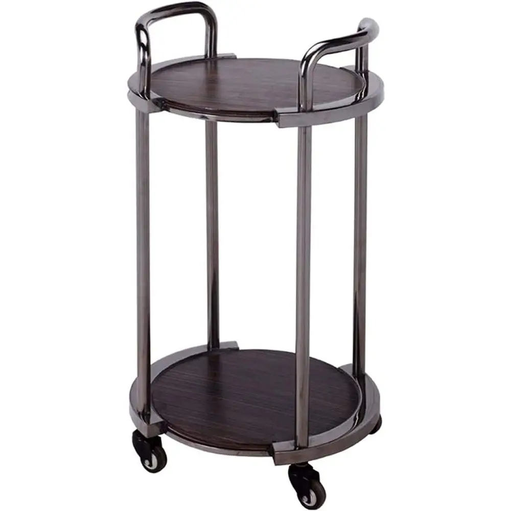 

Multi-Function Solid Wood Serving Cart for Home, Dining, and Hotel Use - Wine, Tea, Snack, and Cake Trolley