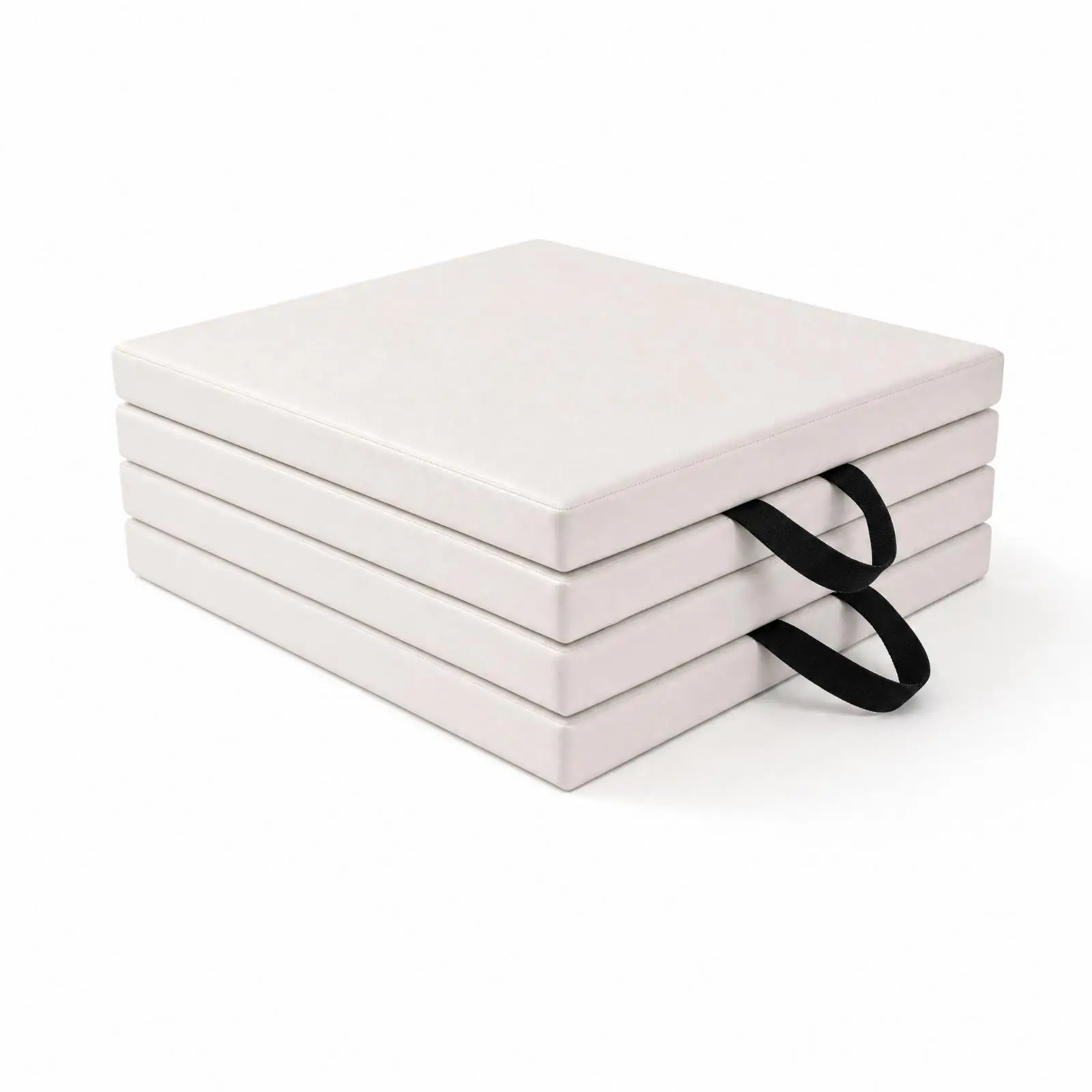 Foldable gymnastics mat with handles, thick and portable for home use
