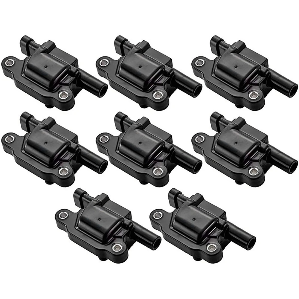 12611424 Set of 8 Ignition Coil for Chevy Cadillac GMC Pontiac 5.3L 6.0L V8 Engine Tahoe Yukon Silverado Impala