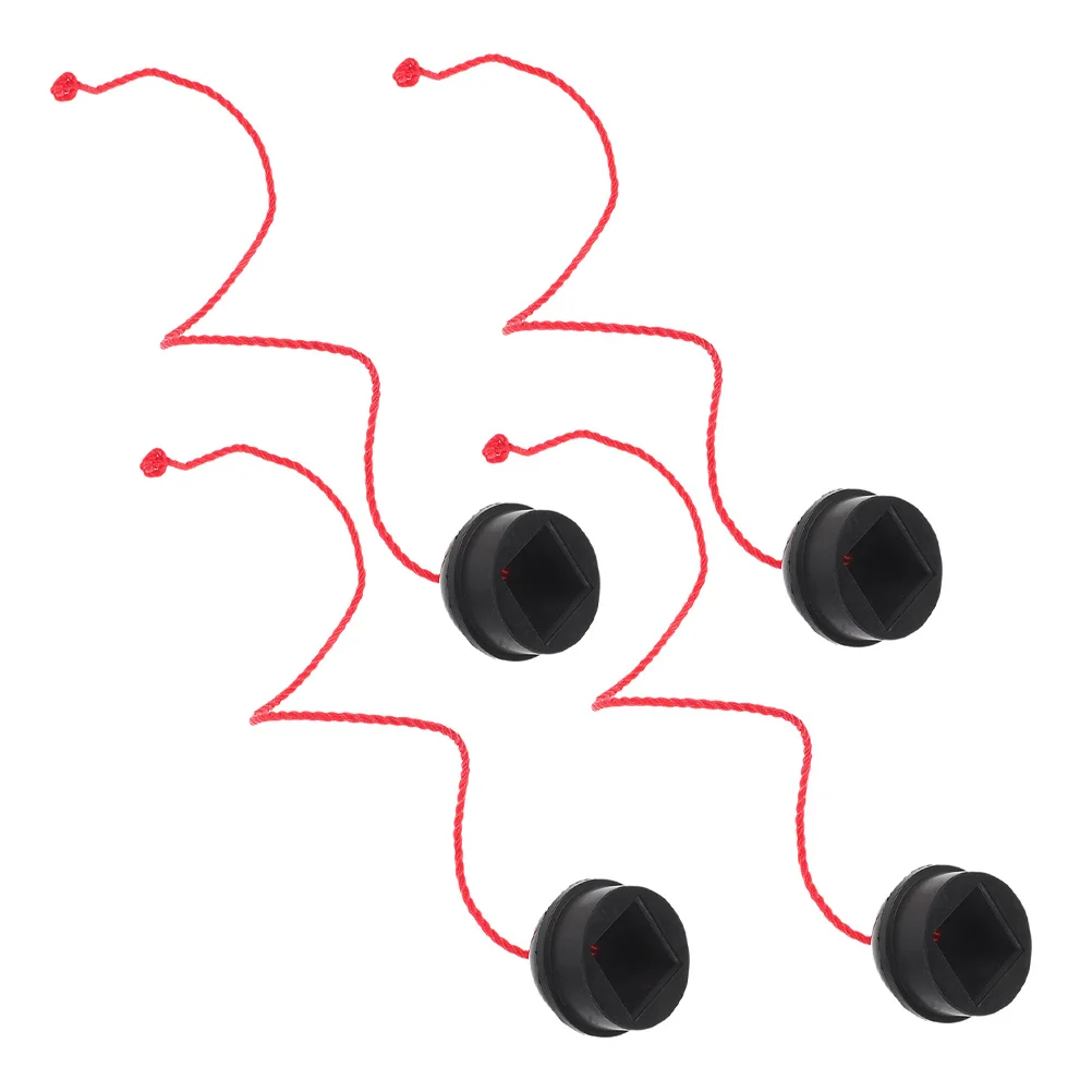 4Pcs Chalk Hat Rubber Sleeve Creative Pool Chalk Holder Ergonomic Long-Lasting Billiard Supply Perfect Gift for Players