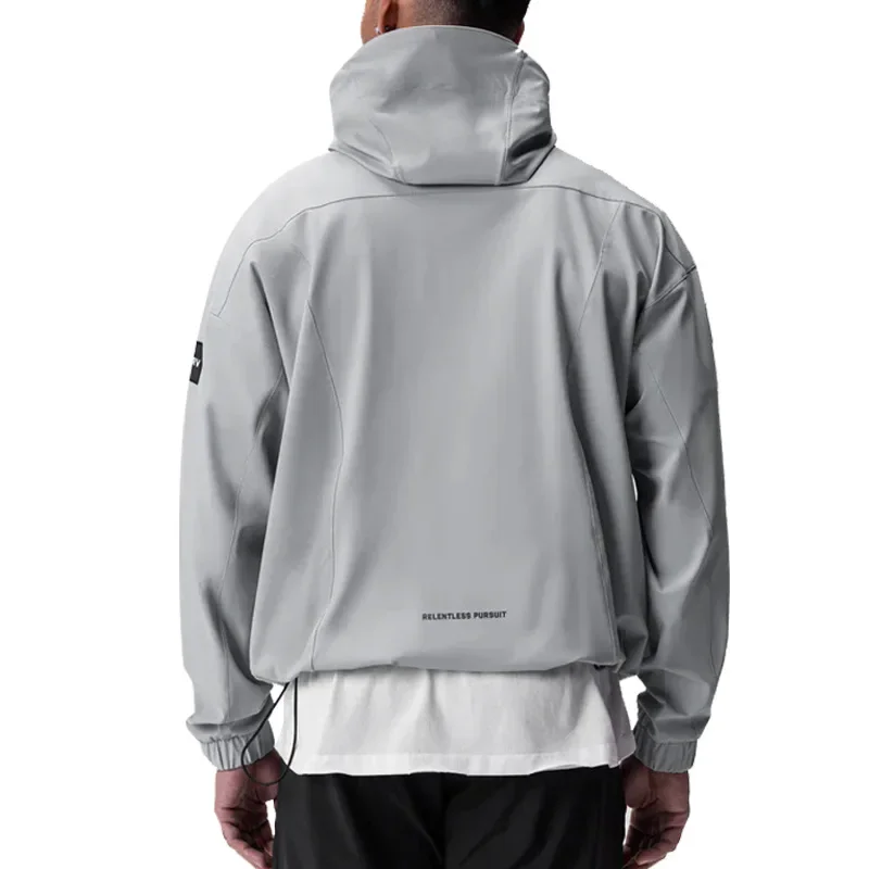 Men\'s Spring Autumn Running Hooded Jackets Gym Fitness Sports Sportswear Hoodies Zipper Hoody Sweatshirt Casual Pullover Coat
