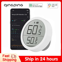 Qingping Bluetooth Thermometer Wireless Smart Electric Digital Temperature&Humidity LCD Screen Lite Edition Work with Mijia APP