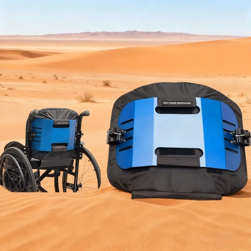 Wheelchair Backrest Breathable and Beautiful, Can Be Quickly Disassembled Aluminum Alloy Sports Wheelchair Cushion