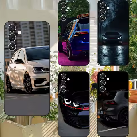 Car Sport G-Golf G-GTI Phone Case For Samsung S25,S24,S21,S22,S23,S30,Ultra,S20,Plus,Fe,Lite,Note,10,9,5G Black Cover