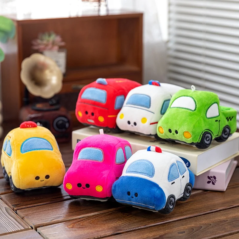 

Car Plush Toys Police Car Fire truck Ambulance Off-road Vehicle Truck Stuffed Doll Home Decor Toys Kids Dolls Birthday Gifts