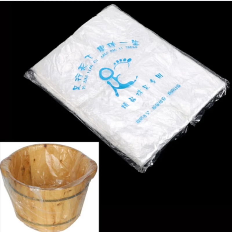 

80PCS 55*65cm Environmentally Disposable Foot Tub Liners Bath Basin Bags for Feet Pedicure Spa Skin Care