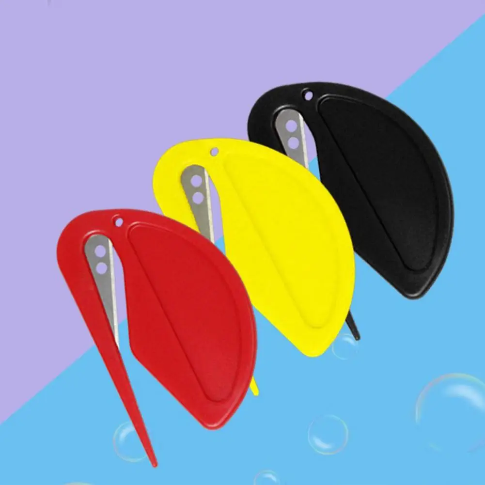3 stücke Brieföffner Umschlag Mail Slitter mit Rasiermesser Verpackung Cutter Box Opener Safe Mail Opener Brief Messer scharfe Klinge Cutter