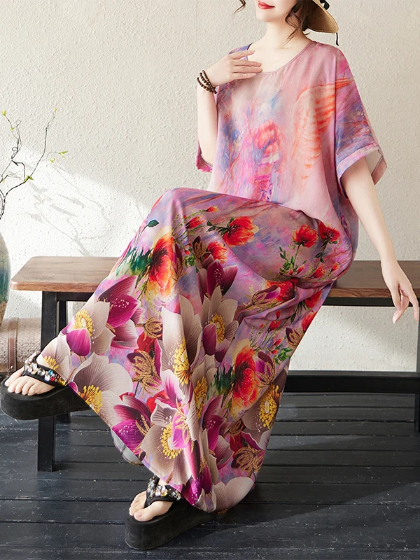 

Летнее длинное платье больших размеров, тонкая свободная пляжная юбка ort Sve, повседневное круглое платье для поездок на работу, летняя одежда