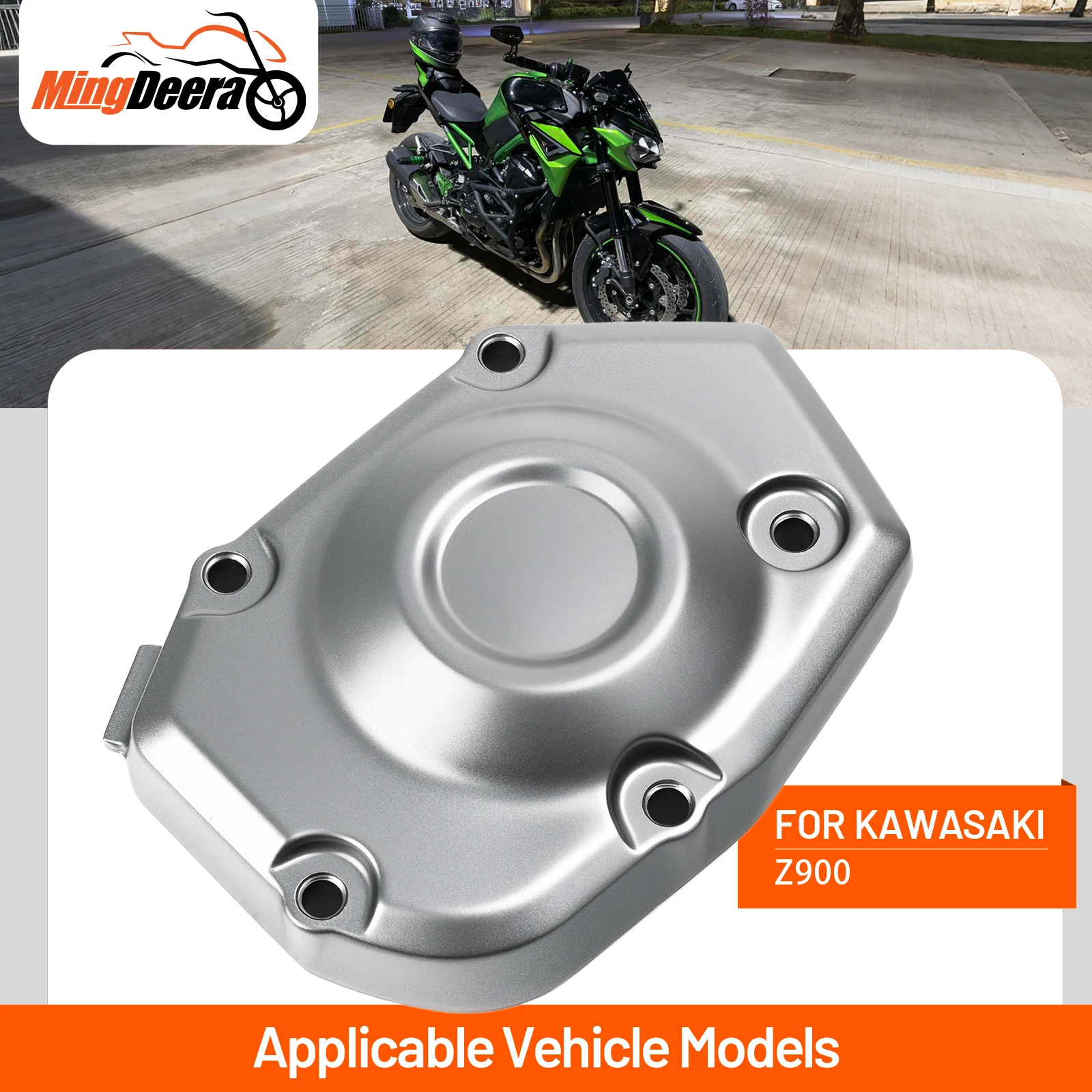 

Aluminum Stator Cover Engine Protection Fit For Kawasaki Z900 ABS 2017-2023 2018 2019 2020 Motorcycle Crankcase Housing