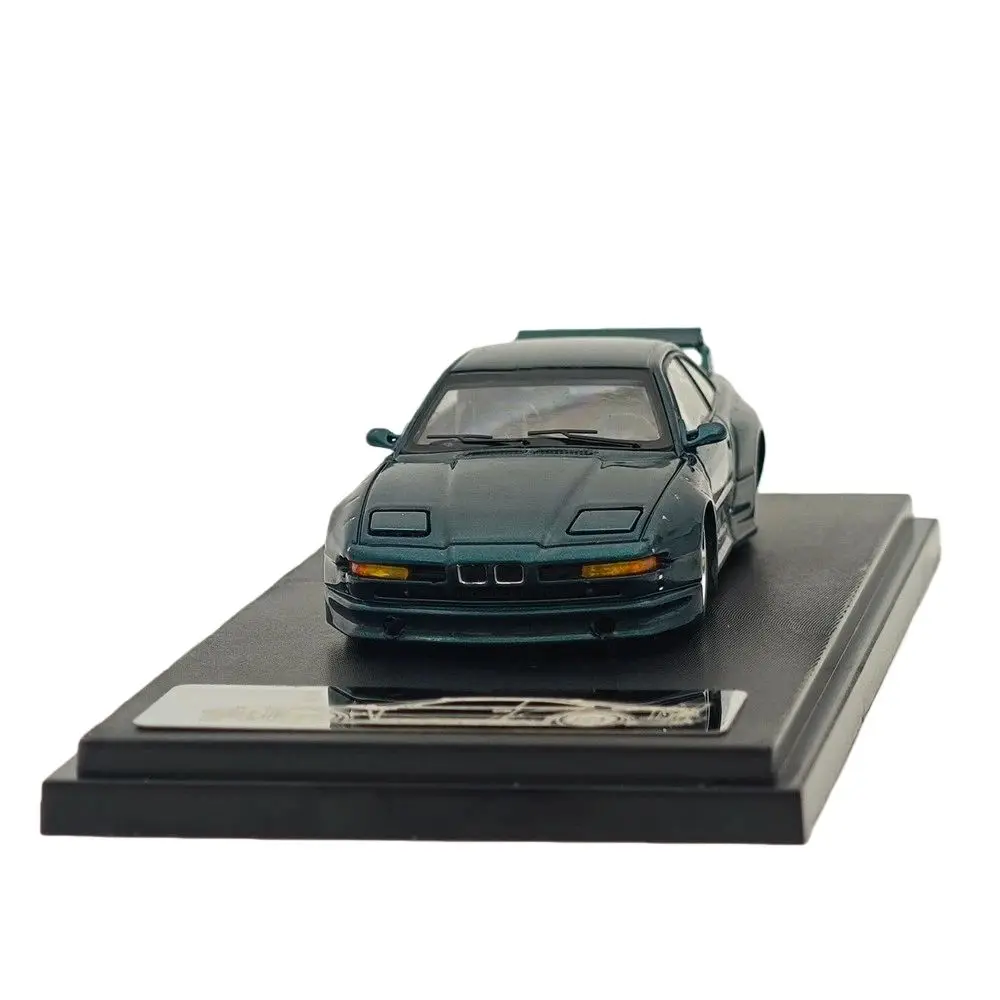 Rhino Model RM 1/64 for 850CSi E31 Coupe WideBody Sport Model Green Diecast Car Miniature Toy Vehicle Models Collection