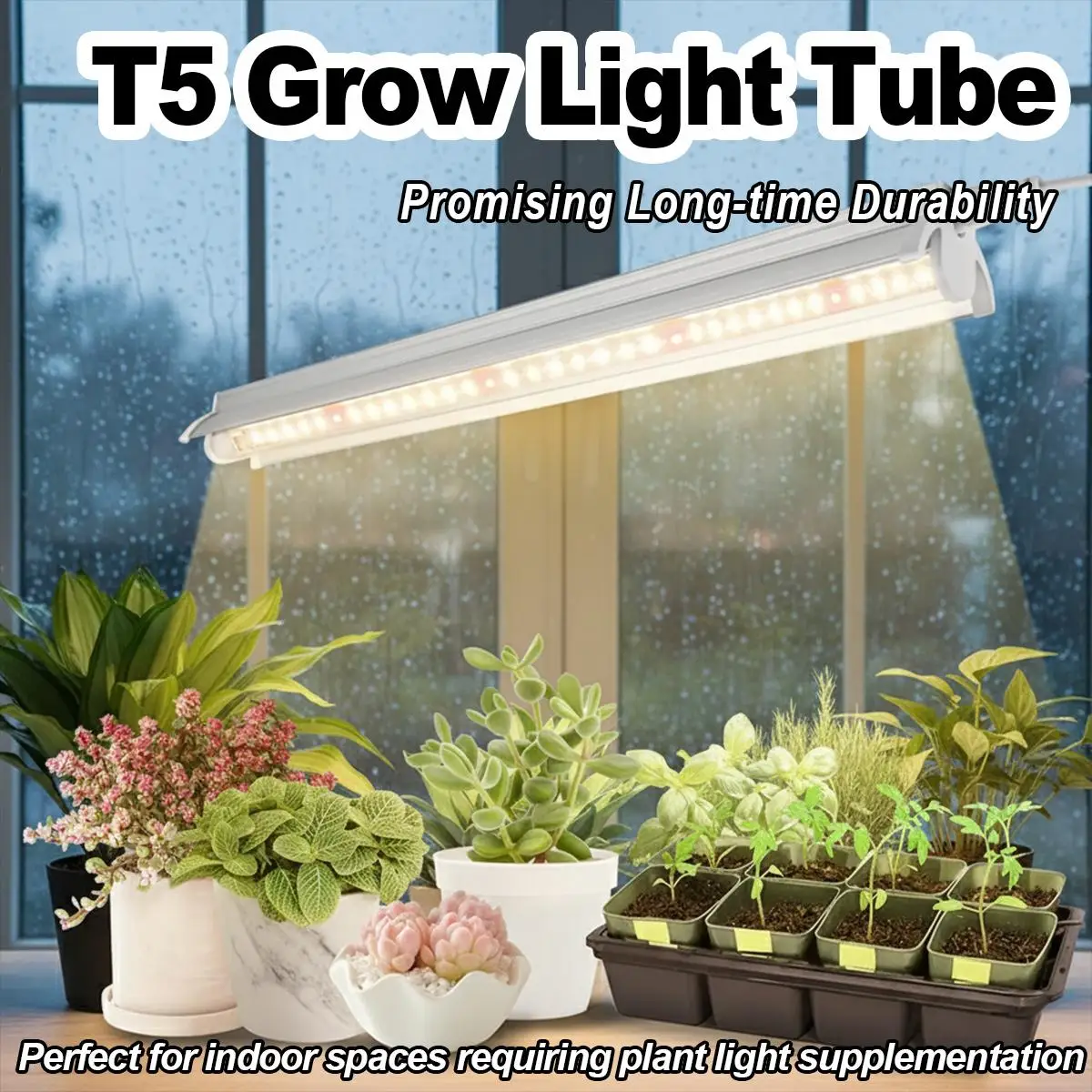 

T5 Grow Light LED Strip Full Spectrum Aluminum Housing for Vegetative Growth Flowering Succulent Cactus Bonsai Plant Phyto Lamp
