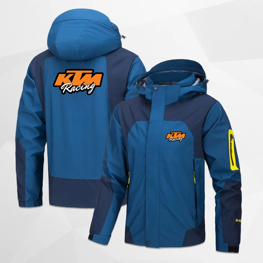 KTM Classic Motorcycle and Bicycle Riding Jacket, High Quality Fashion Leisure Outdoor Mountaineering Waterproof Clothing