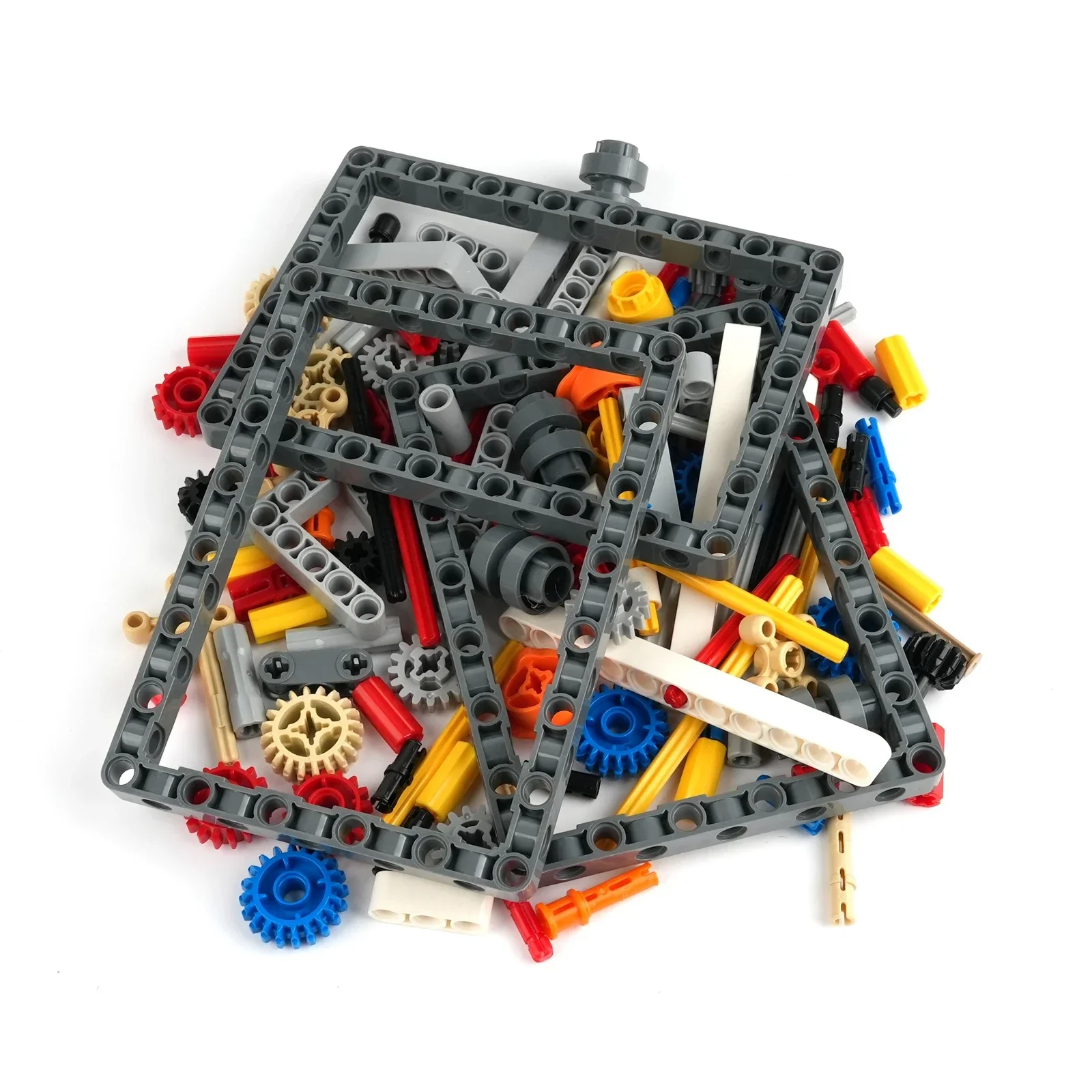 135 個 MOC 超コンパクト 8 + N + R スピードシーケンシャルモデルビルディングブロックギア速度伝達ギアボックステクニカルレンガ DIY おもちゃ