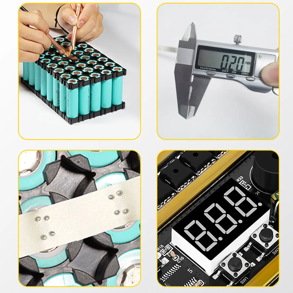 Digital Spot Welder 99 Gears Power Adjustable Mini Spots Welding Machine Control Board For 18650 Lithium Battery Car Battery