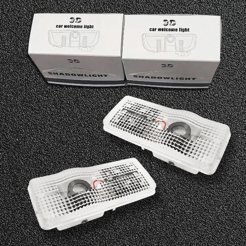 2Pcs LED Car Door Welcome Lights Logo Projector for Citroen C2 C3 C4 C5 X7 C6 C7 Ghost Shadow Lamp Courtesy Light Auto Accessory