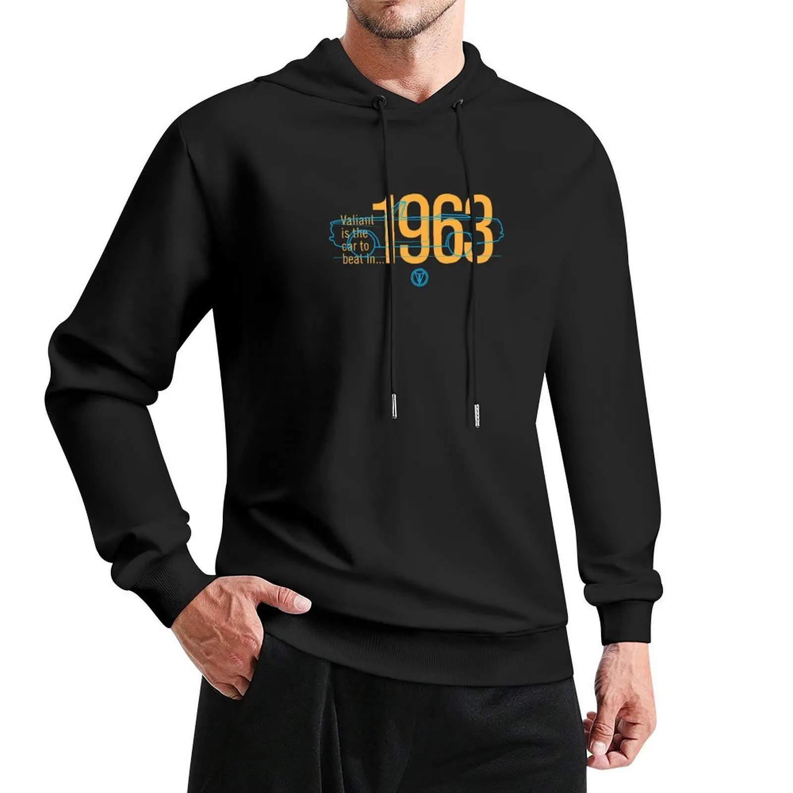 1963 Valiant (Convertible) - The Car to Beat Hoodie blouse men's sweat-shirt anime clothes autumn graphic hoodie