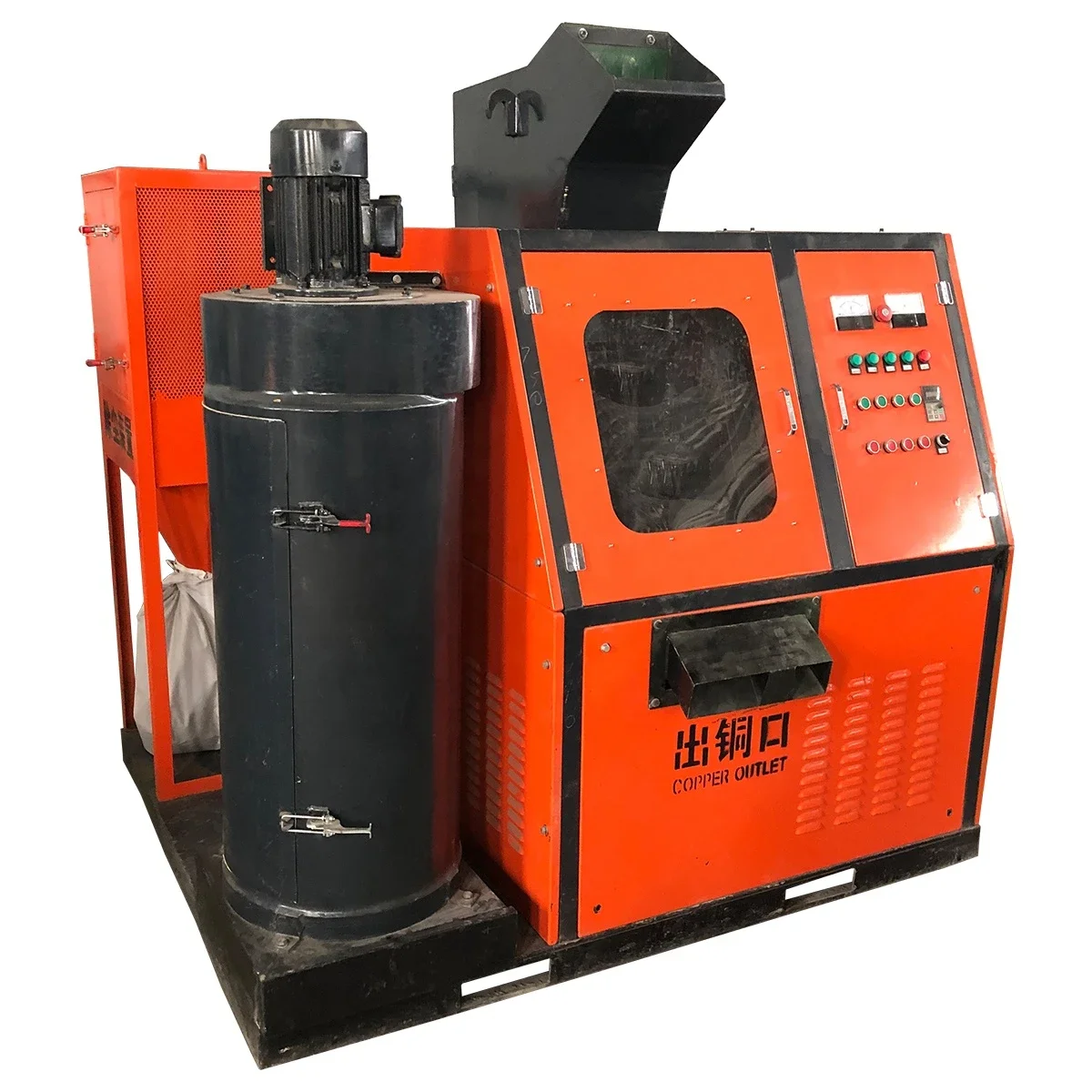 LA-Y-400B dry type copper cable granulator machine copper wire shredder machine scrap copper wire recycling machine