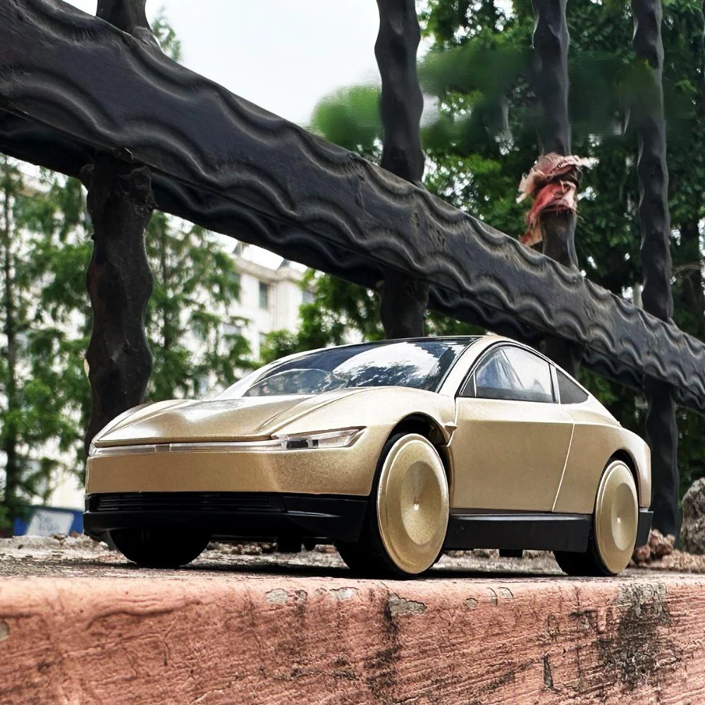 

1:32 Teslas Cybercab Robotaxi модель автомобиля из сплава, игрушечный автомобиль, литье под давлением, металлическое литье, звуковой и световой автомобиль, игрушки для детей, автомобиль