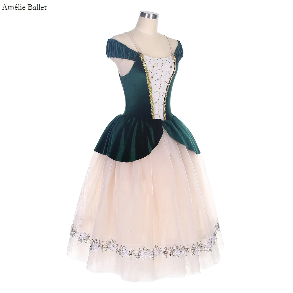 18031-off-shoulder-dark-green-romantic-ballet-tutu-velvet-top-bodice-with-ivory-tulle-tutu-skirt-women-girls-performance-dress