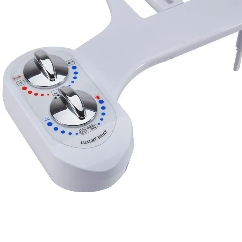 

Cleaner No Electricity Smart Toilet Cover Butt Flusher Hot and Cold Single Spray