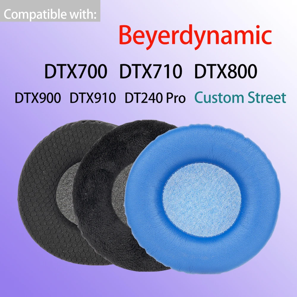 Custom Street Earpads for Beyerdynamic DTX700 DTX710 DTX800 DTX900 DTX910 Headphones DT240 Pro Ear Cushions Replacement Foam Pad