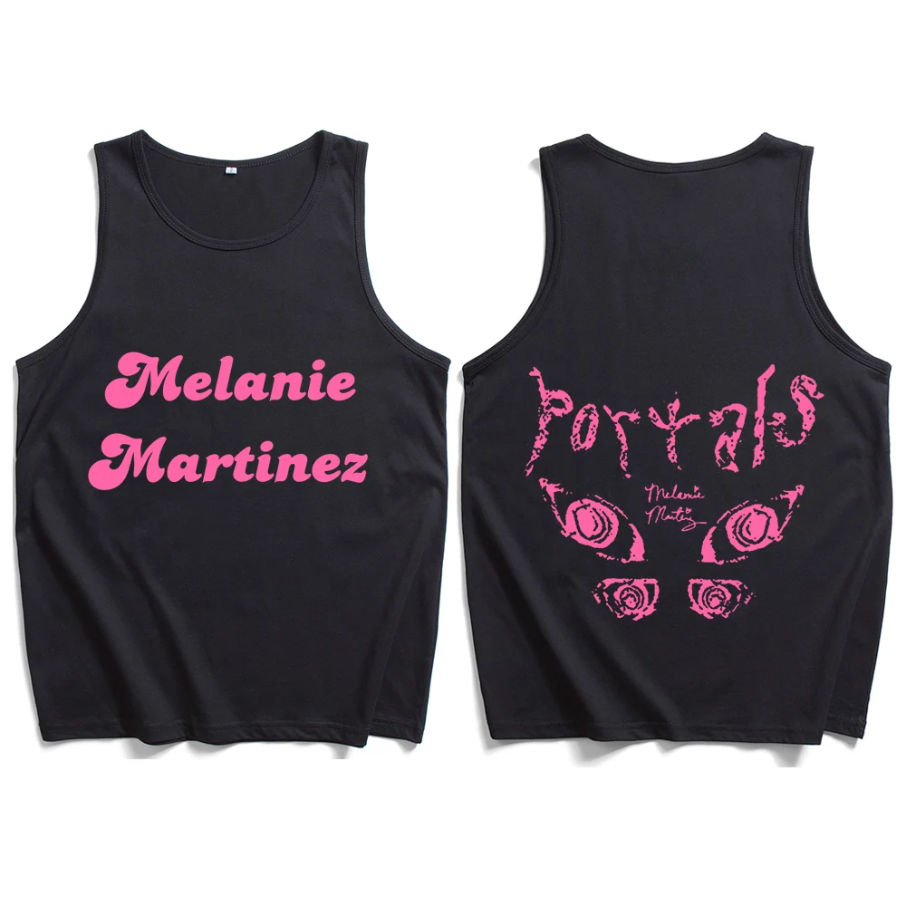 Melanie Martinez 2024 Tank Tops Vest T-Shirt Unisex T-shirt Sleeveless Summer Casual Regular Printing