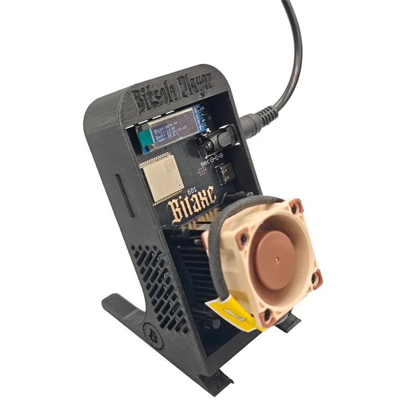 جهاز تعدين منفرد صامت Bitaxe Gamma 601 BTC 1.2TH/S 18W NF-A4X20 Super Fan Bitcoin ASIC Miner من Antminer S21 Pro AU PLUG