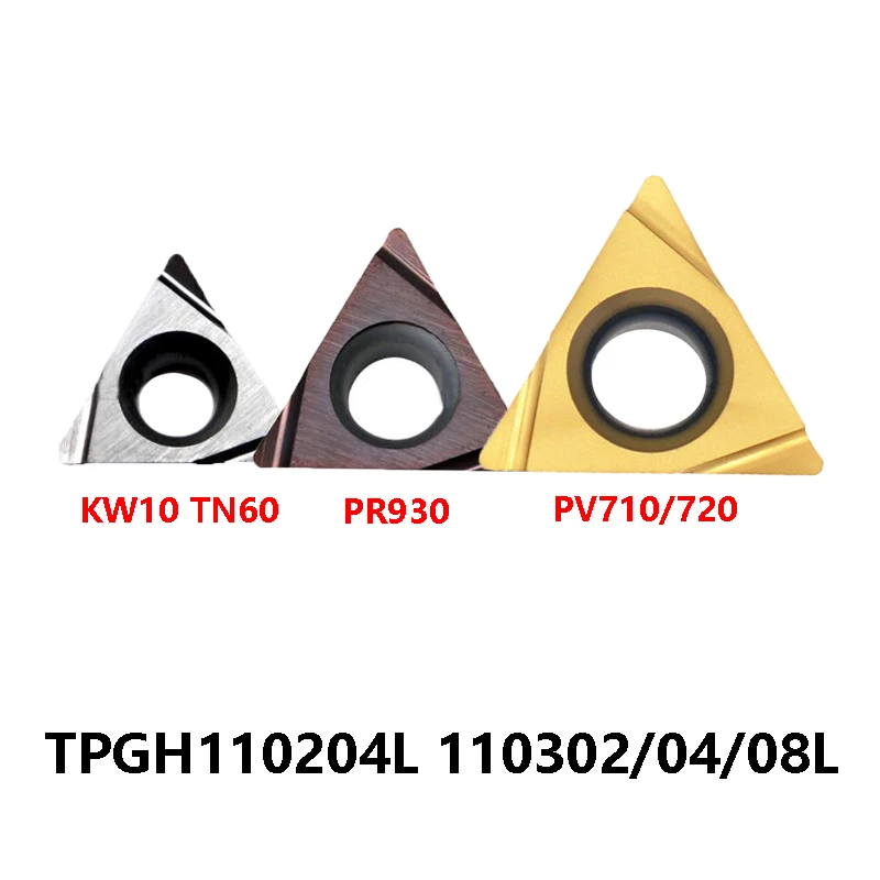 TPGH110302L TN60 PV720 TPGH110304L TN620 PR930 TPGH110308L TPGH110204L PV710 PV7020 KW10 100% Original Carbide Inserts TPGH 1103