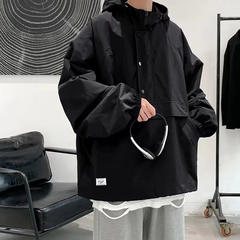 

Mens With Hat Hoodies Grey Winter Cold Season Weather Thermal Protection Layer Warm Comfortable Cozy Lined Padded Insulation Top