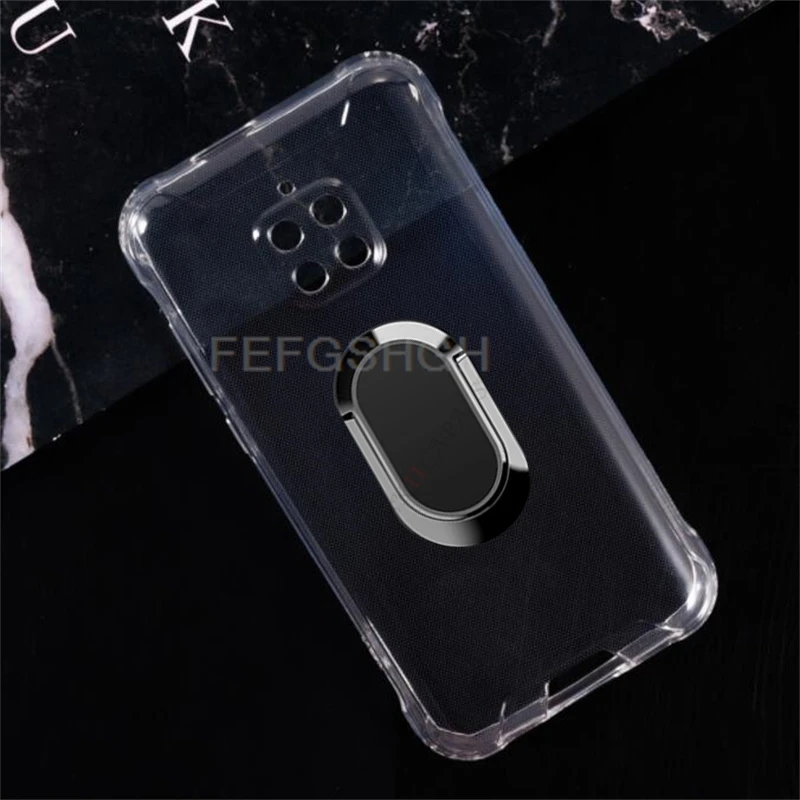 Funda de silicona suave para teléfono móvil, carcasa con soporte de anillo trasero, TPU, para Blackview BV4900 Pro, 5,7 pulgadas, 2020, BV4900, BV 4900