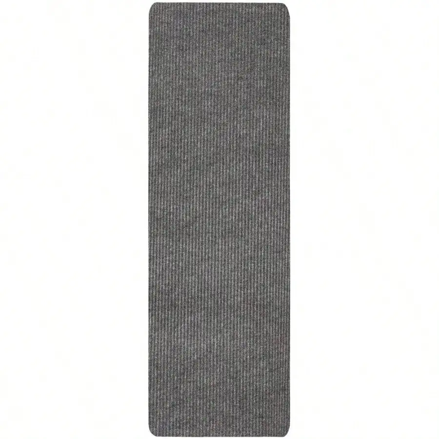 All Purpose Low Pile Non - Slip Indoor/Outdoor Stain Fade Resistant Ribbed Mat 2'x 6'